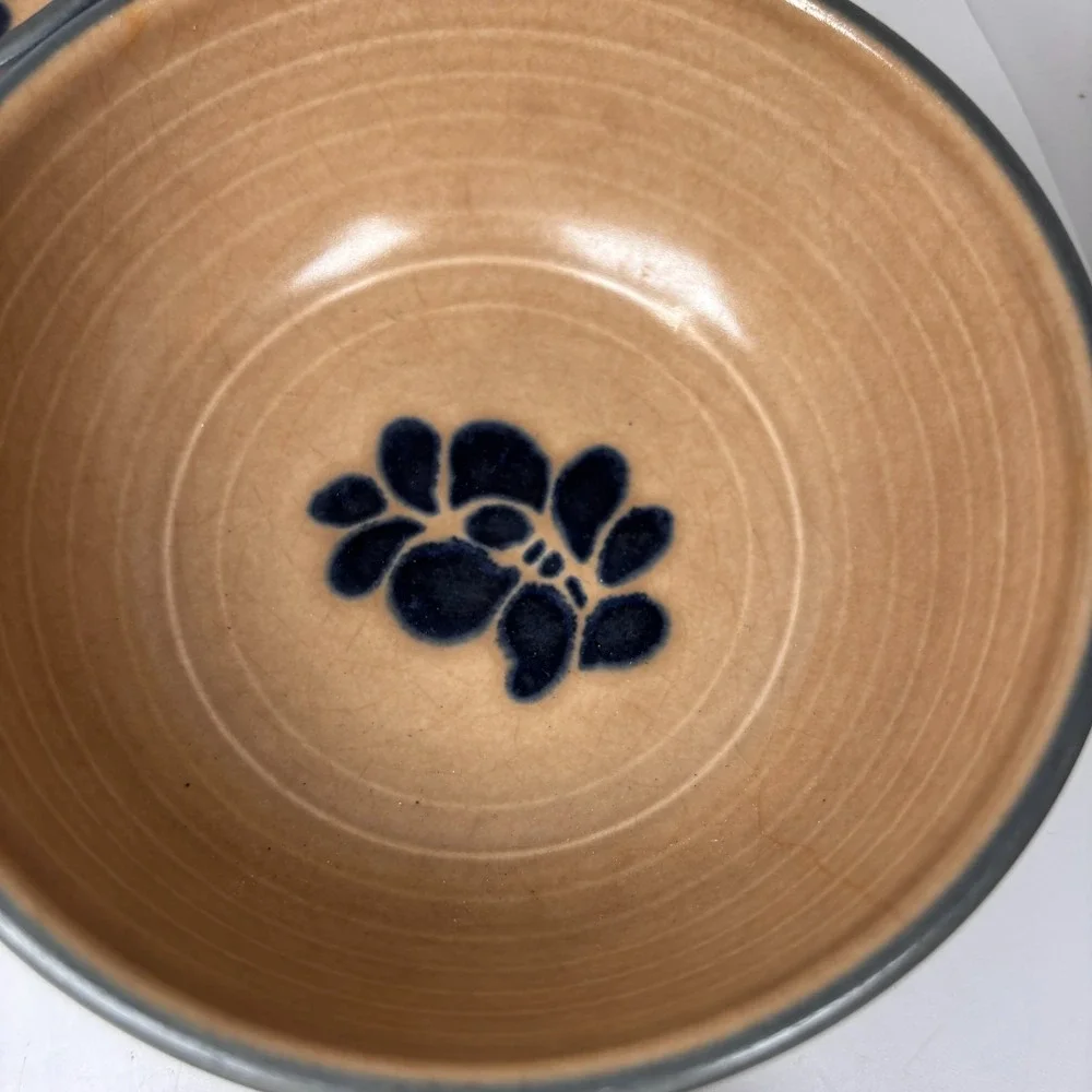 Pfaltzgraff Stoneware Soup Cereal Bowl 009 Cottage core Pattern Vintage Set of 4